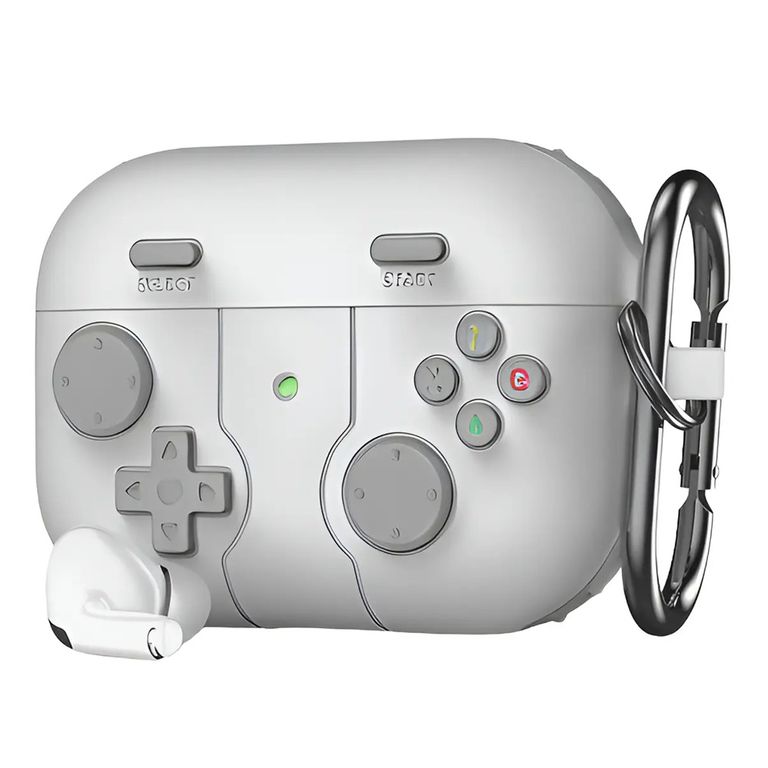 CASE FUNDA DE SILICONA ANIMADO PARA AIRPODS PRO 2 GRIS