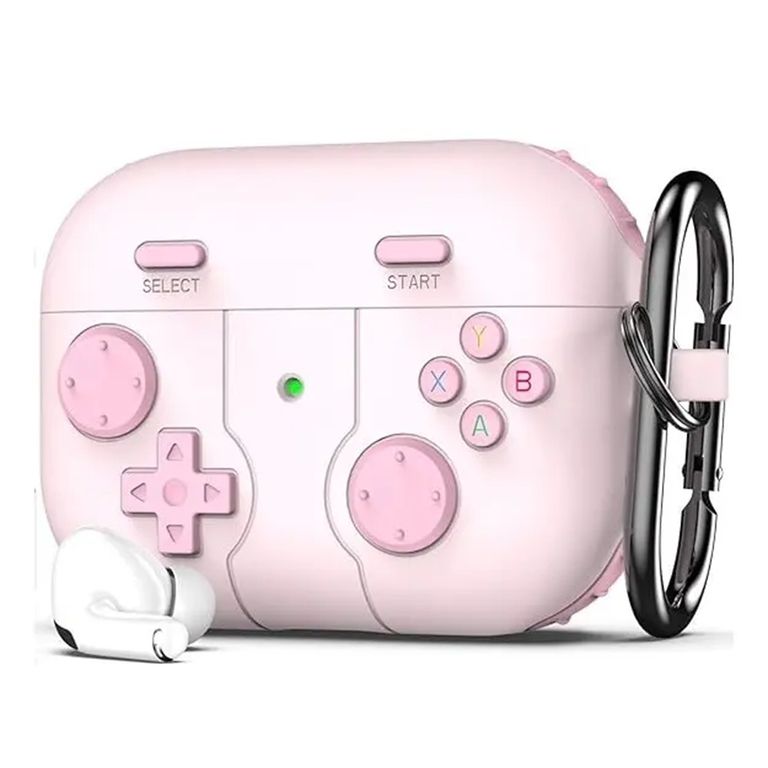 CASE FUNDA DE SILICONA ANIMADO PARA AIRPODS PRO 2 ROSA