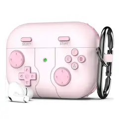 GENERICO - CASE FUNDA DE SILICONA ANIMADO PARA AIRPODS PRO 2 ROSA