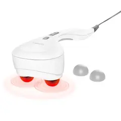 HOMEDICS - Masajeador Corporal de Doble Percusión con Calor y 2 Velocidades