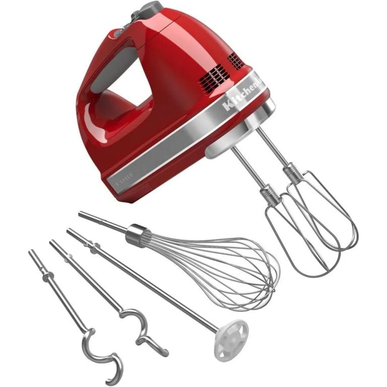 BATIDORA DE MANO KITCHENAID KHM926ER 9 VELOCIDADES - ROJO IMPERIO