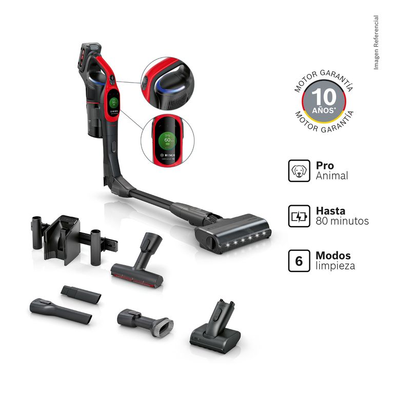 Aspiradora Sin Cable Unlimited 10 ProAnimal Rojo BCS1041PET