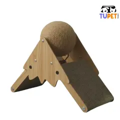 TUPET SHOP - Rascador Multifuncional para Gatos con Bola Giratoria
