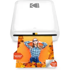 KODAK - IMPRESORA FOTOGRÁFICA PORTÁTIL STEP ZINK BLUETOOTH BLANCO