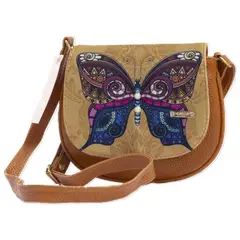 CHULA TULUM - CARTERA MODELO IRIS CON ESTAMPADO MARIPOSA