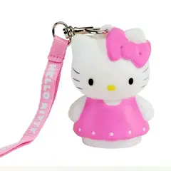 GENERICO - LUZ PORTATIL DE HELLO KITTY CON VESTIDO-LUZ Y CORREA DE MANO