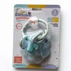 SANTOLEE - Mordedor Llavero Con Agua para Bebé Niño