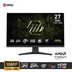 Msi - Monitor Plano Gaming MAG 272F X24 27 FHD IPS 240HZ 0.5MS