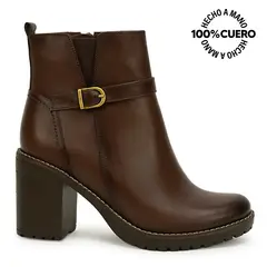 Viale - Botin Chelsea LINDA-2622 Canela Cuero