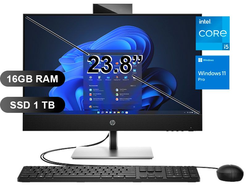 AIO ProONE 440 G9 CI5-14500U, 16GB RAM, 1TB SSD, W11Pro, 23.8" (BT2B6LA)