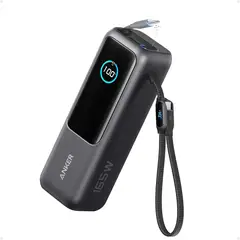ANKER - Power Bank 25,000mAh 165W Cable USB-C Integrado Carga Rápida 100W - A1695H11