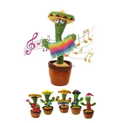 LH ELECTRONIC - Juguete Cactus Bailarín Musical con Ropa