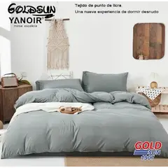 GOLDSUN - JUEGO DE SÁBANAS ELASTICAS 4 PIEZAS 2 PLAZAS