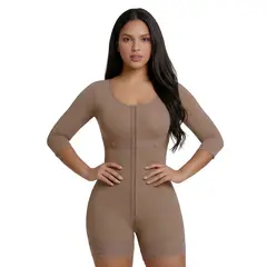 MUJERON - Faja Colombiana Enterizo post-liposucción Short Cachetero