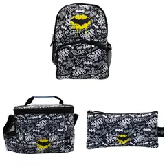 CHILDRENS CLUB - Set de Mochila escolar x3 piezas - Batman