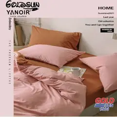 GOLDSUN - JUEGO DE SÁBANAS ELASTICAS 4 PIEZAS 2 PLAZAS Y MEDIA