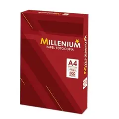 MILLENIUM - Papel Fotocopia A4 75 G Paquete X 500 Hojas