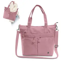 KELLER - Bolso Cartera Impermeable con Múltiples Bolsillos Rosado Y40