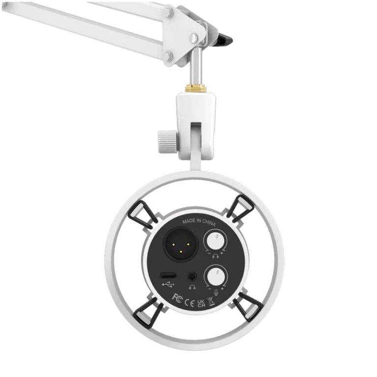 Micrófono K688CT WHITE Dinámico con Brazo
