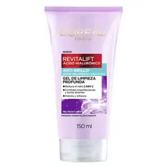 LOREAL PARIS - Gel de Limpieza Profunda Anti-Brillo Ácido Hialurónico + Àcido Salicílico