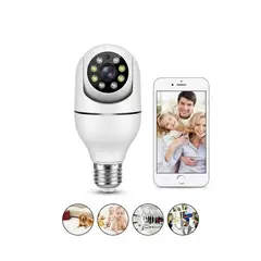 GENERICO - Foco Cámara Espía 360 Wifi Vigilancia NIGHT VISION