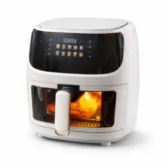 GENERICO - Freidora De Aire 8L Digital Touch 1400W Con Ventana Y Luz