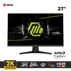MSI - Monitor MAG 274QF X24 27 Fast IPS WQHD 240Hz 05ms FreeSync Premium