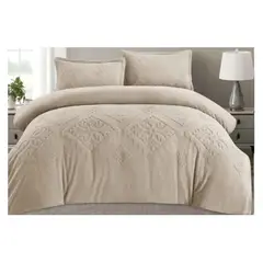 GOLDSUN - CUBRECAMA 5 PIEZAS LUJOSO PIEL DE CONEJO CON PIEL DE ANGEL 2 PLAZAS