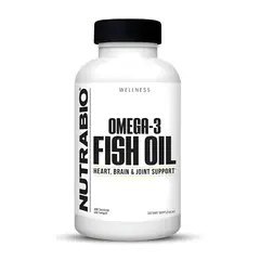 NUTRABIO - Fish Oil - Omega 3 - 400 Cápsulas Blanda