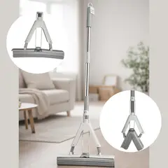 GENERICO - Trapeador Autoescurrible con Esponja Absorbente Modelo FlexClean Pro