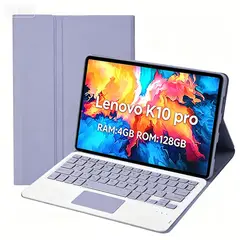 LENOVO - Tablet Pad K10 Pro 4GB+128GB 10.6“ 2KLCD MediaTek G80 7700MAh Gris+Teclado Morado