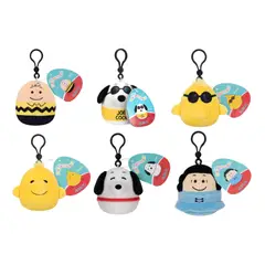 SQUISHMALLOWS - Peluche Llavero Peanuts 8Cm Surtido