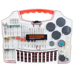 Black+Decker - Set de 93 Accesor. Black & Decker para Minitorno BDA3038-LA