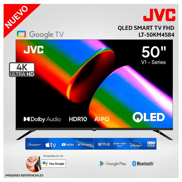 Televisor JVC 50 QLED Google TV FHD LT-50KM4584