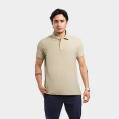 PAPIROS DENIM - Polo Camisero Hombre Piqué Slim Fit Weston