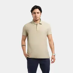 PAPIROS DENIM - Polo Camisero Hombre Piqué Slim Fit Weston