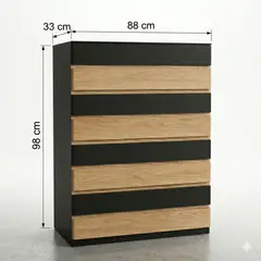 MIN CITY HOME - Armario Nox Zenit de 4 cajones