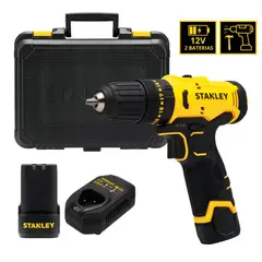 STANLEY - Taladro Percutor Destornillador Inalámbrico 12V