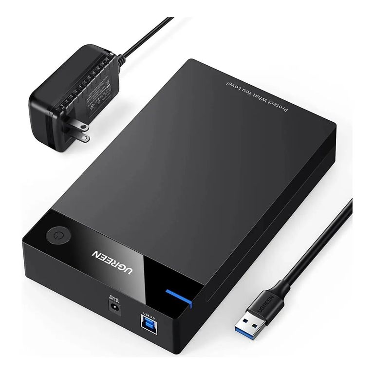 Case para Disco Duro 2.5" / 3.5" SATA USB 3.0 con Fuente de Poder – Enclosure HDD/SSD 50423