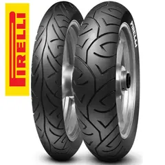 PIRELLI - PAR DE LLANTAS 100-80-17 y 140-70-17 SPORT DEMON ¨USO SIN CAMARA¨