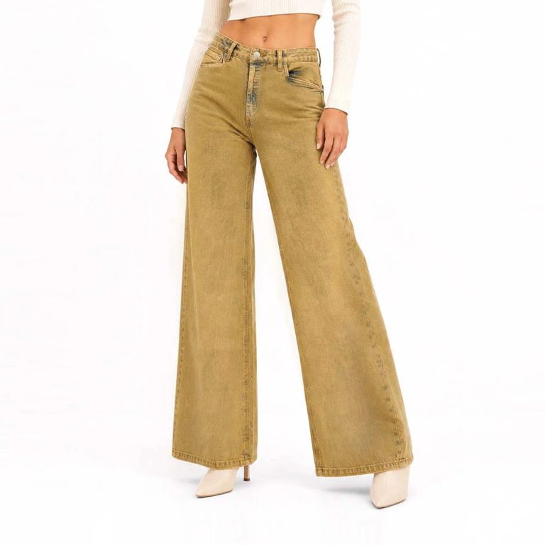JEAN WIDE LEG PARA MUJER COTTONS JEANS DUNA