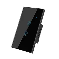GENERICO - Interruptor Smart doble compatible con Siri Alexa iPhone Android Wifi