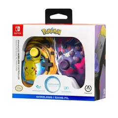 POKEMON - Mando Para Nintendo PowerA Pikachu Gengar Inalambrico