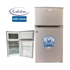 EVOLUTION - Frigobar 2 Puertas 105L BCD-105 – Gris