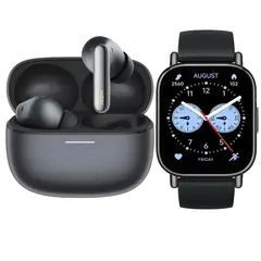 XIAOMI - Audífonos Buds 8 Pro + Reloj Watch 5 Lite Kit Negro