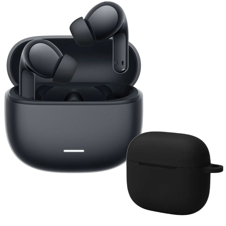 Audífonos Redmi Buds 8 Lite + Case Protector Negro