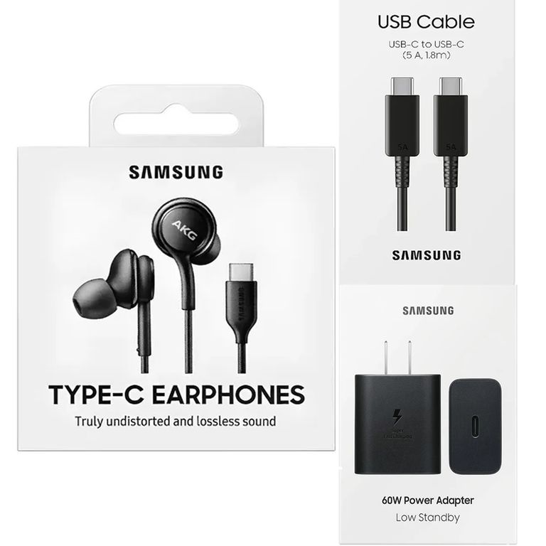 Pack S26 Audifono AKG-C + Adaptador 60W + Cable 1.8M