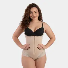 BESEGURA - FAJA BODY STRAPLESS CON ENCAJE SILICONADO