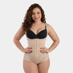 BESEGURA - FAJA BODY STRAPLESS CON ENCAJE SILICONADO