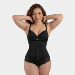 BESEGURA - FAJA BODY STRAPLESS CON ENCAJE SILICONADO